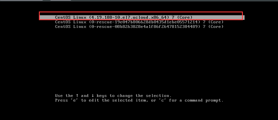 CentOS7/8 UCloud官方镜像进入单用户模式