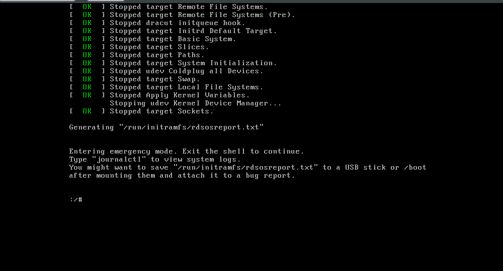 CentOS7/8 UCloud官方镜像进入单用户模式